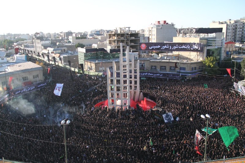 دسته-بزرگ-حسینیه-اعظم-زنجان-در-یوم-العباس+-تصاویر