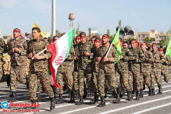 رژه ارتش در زنجان 97