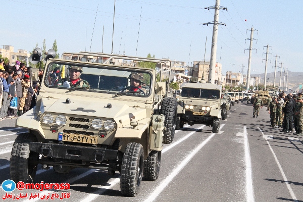 رژه ارتش در زنجان 97