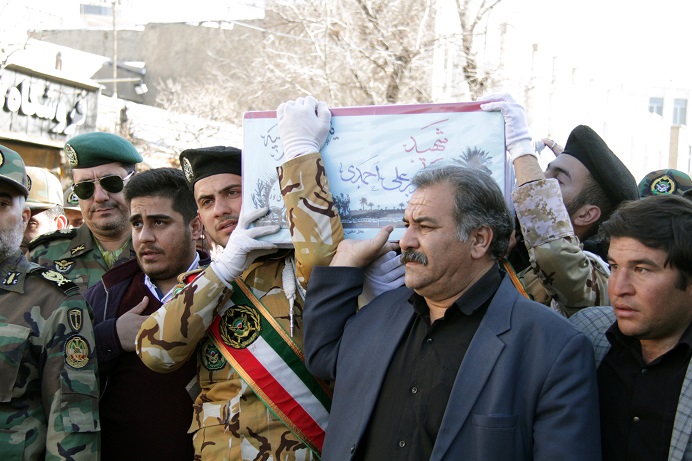 تشييع پیکر پاك شهيد «احمدی» 