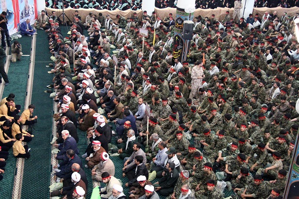 تجمع عاشورایی بسیجیان در زنجان