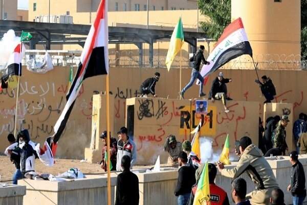 فعالیت‌های-کنسولی-سفارت-آمریکا-در-بغداد-متوقف-شد