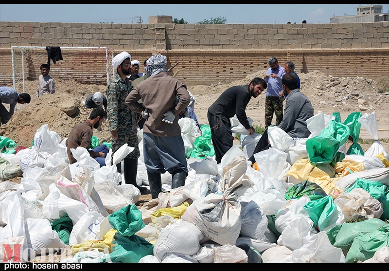 خدمات-رسانی-سپاه-و-بسیج-زنجان-به-سیل-زدگان-خوزستان+-تصاویر-