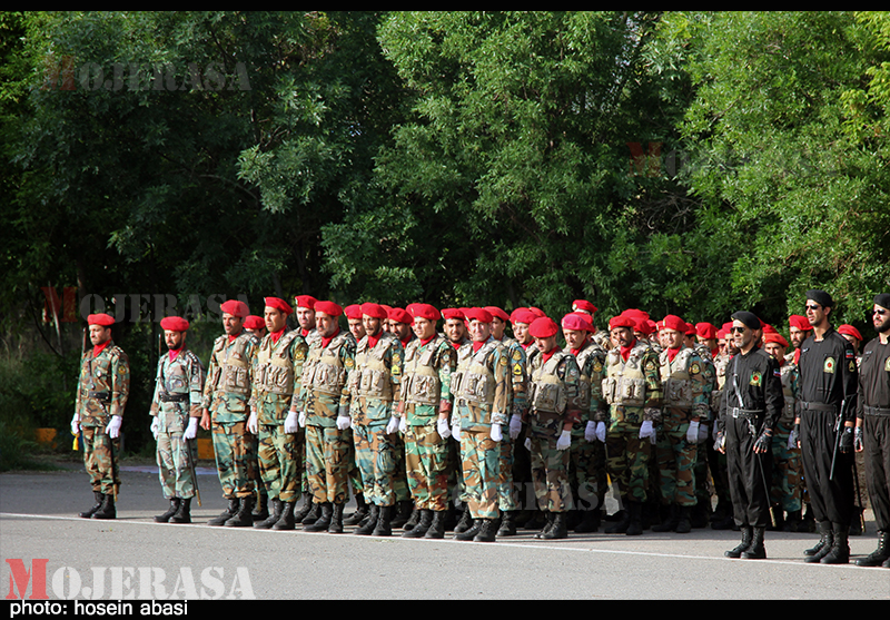 صبحگاه مشترک در سپاه استان