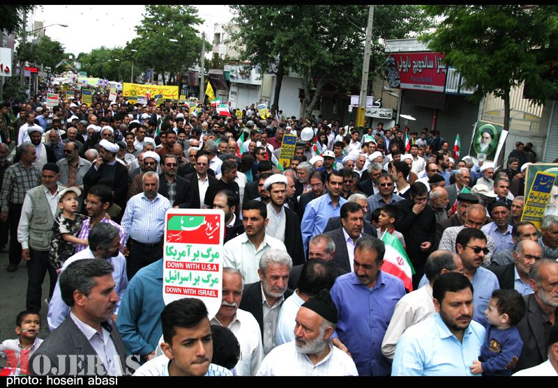 راهپیمایی روز قدس زنجان 98