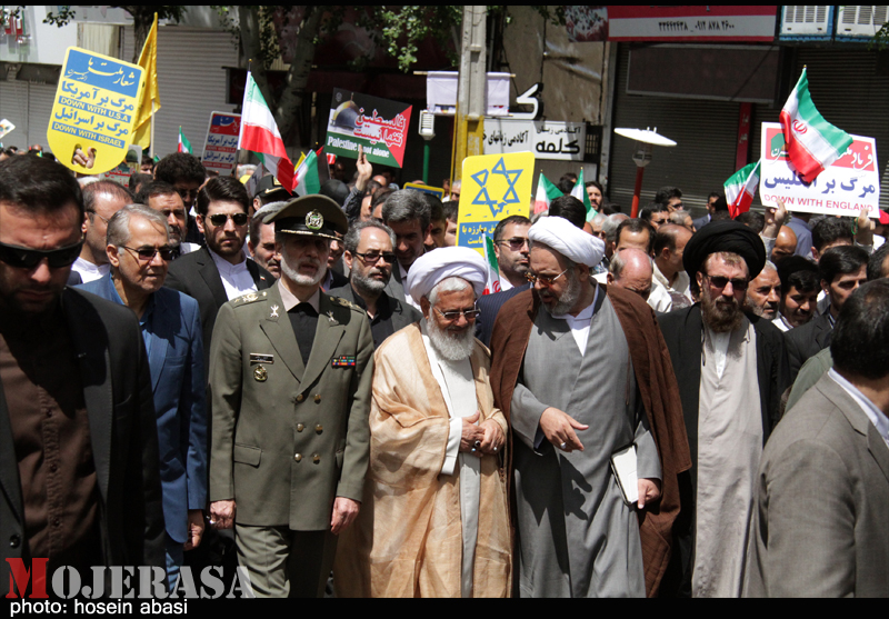 راهپیمایی روز قدس زنجان 98
