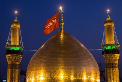 تصاویر-تعویض-پرچم-حرم-امام-حسین-(ع)-در-کربلا-