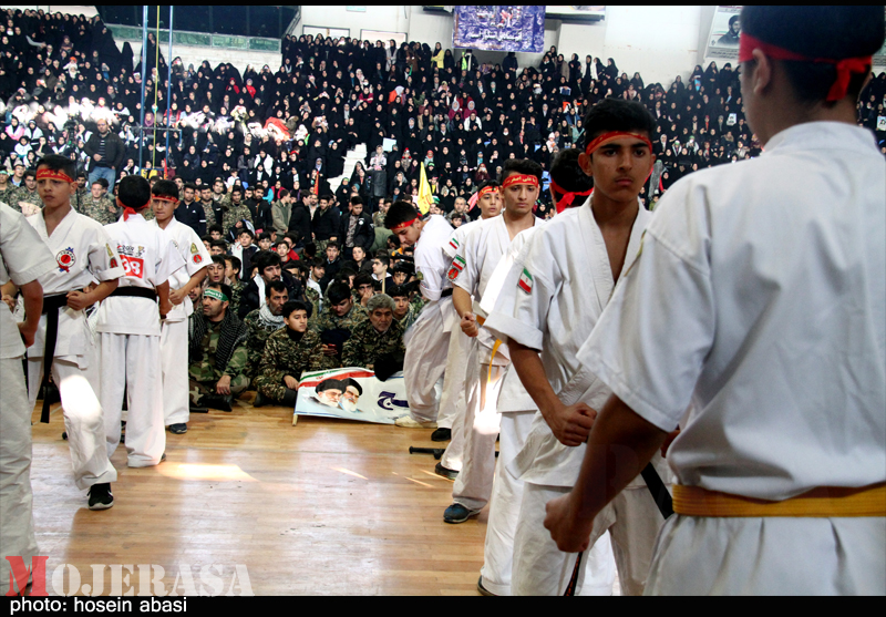 تجمع بسیجیان در زنجان