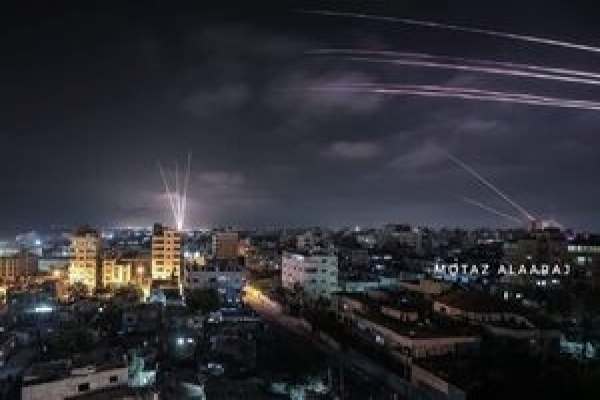 شلیک-بیش-از-۱۰۰-راکت-از-غزه-به-سمت-فلسطین-اشغالی