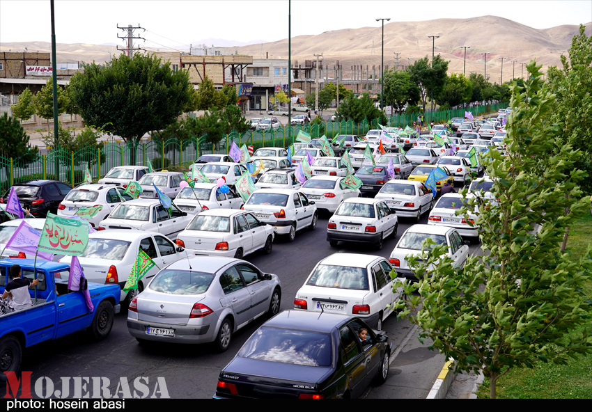 کاروان خودرویی و موتوری جشن غدیر در زنجان
