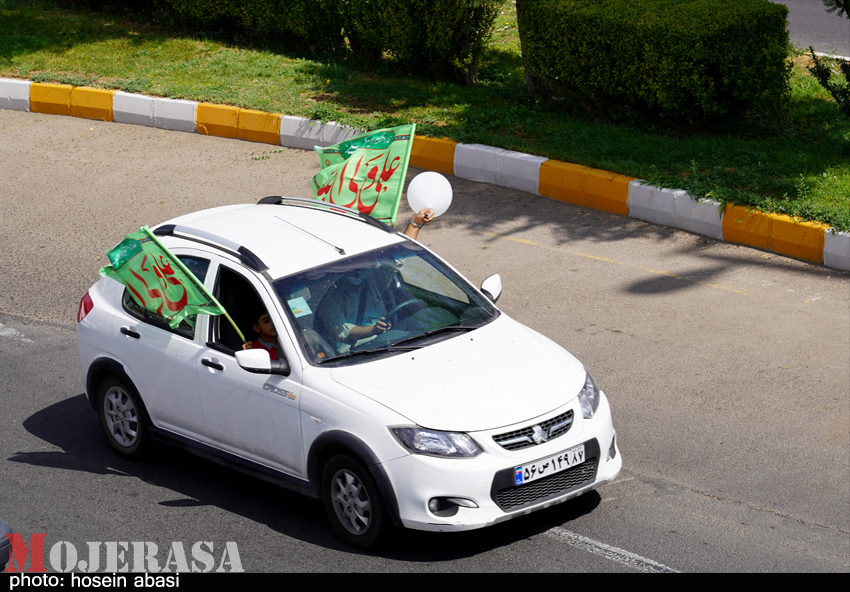 کاروان خودرویی و موتوری جشن غدیر در زنجان