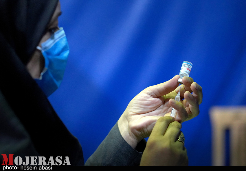 واکسیناسیون به همت بسیج در زنجان