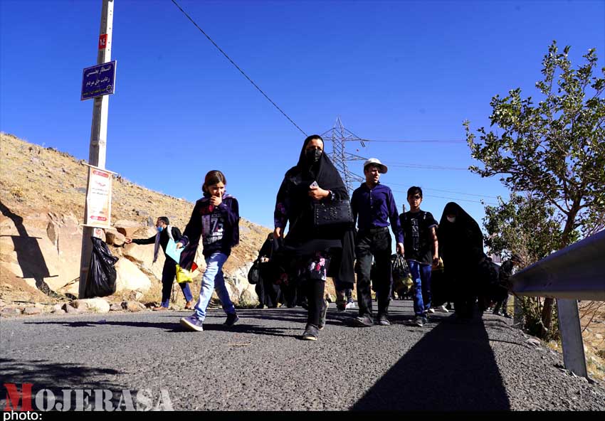 مراسم پیاده‌روی اربعین در زنجان01