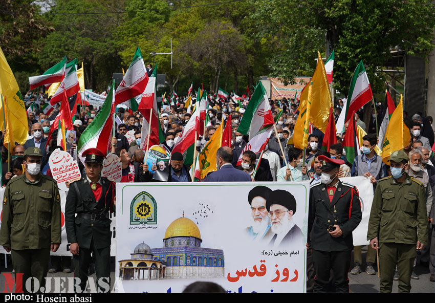 استان زنجان راهپیمایی روز قدس 1401
