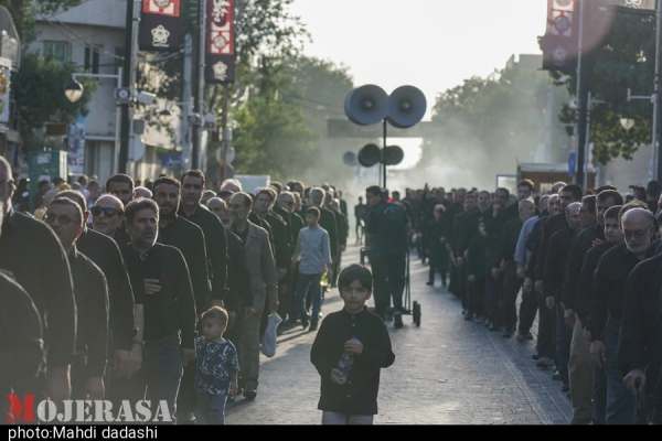 برپایی-دسته-عزاداری-هیئت-رزمندگان-اسلام-در-زنجان+-فیلم