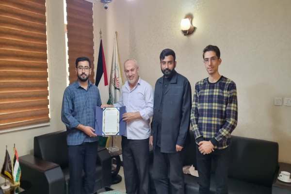 دیدار-مسئول-هسته-بینالملل-بسیج-دانشجویی-استان-زنجان-با-ناصر-ابو-شریف