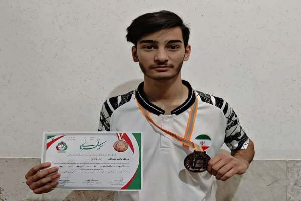 کسب-مدال-برنز-توسط-طلبه-تکواندوکار-ابهری-