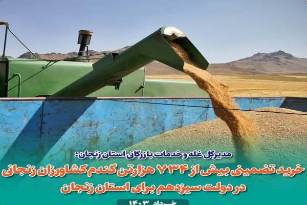 خرید-734-هزار-تن-گندم-از-کشاورزان-