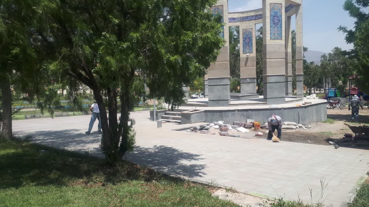 ساماندهی-مزار-شهدای-خوشنام-در-حال-اجراست