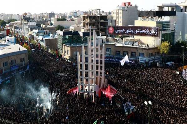 حضور-اکیپ-آتشنشانی-تهران-در-دسته-حسینیه-زنجان-