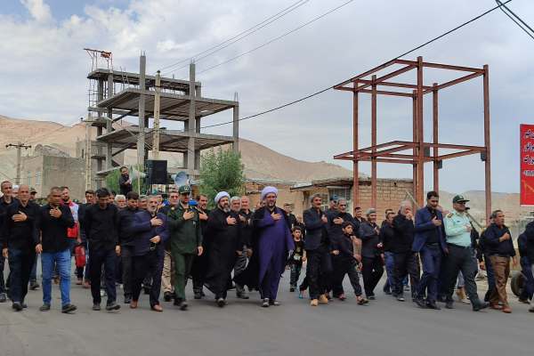پیادهروی-دلدادگان-اربعین-در-ماهنشان-