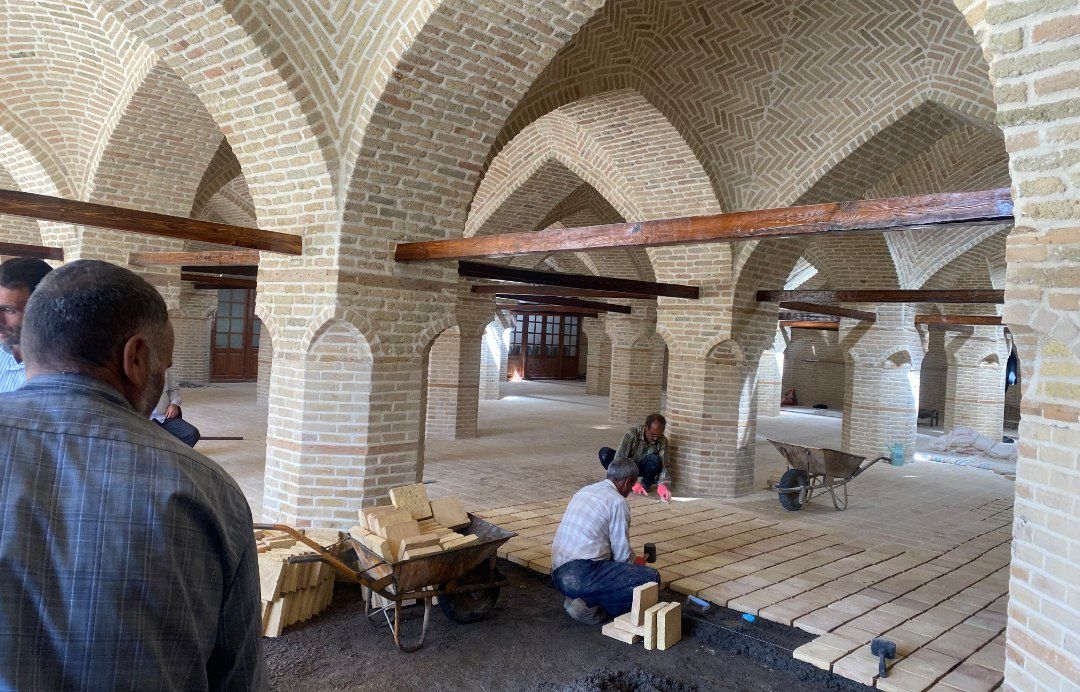 انجام-مراحل-پایانی-مرمت-مسجد-چهلستون-زنجان