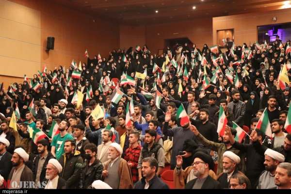 گردهمایی-دانشجویان-و-طلاب-بسیجی-در-دانشگاه-زنجان
