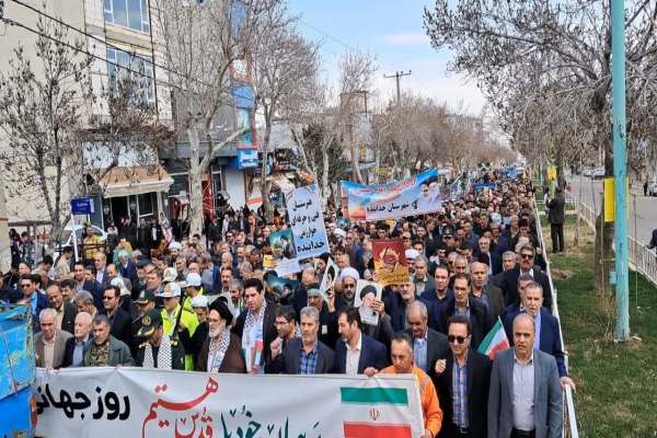 راهپیمایی-پر-شور-روز-قدس-در-خدابنده