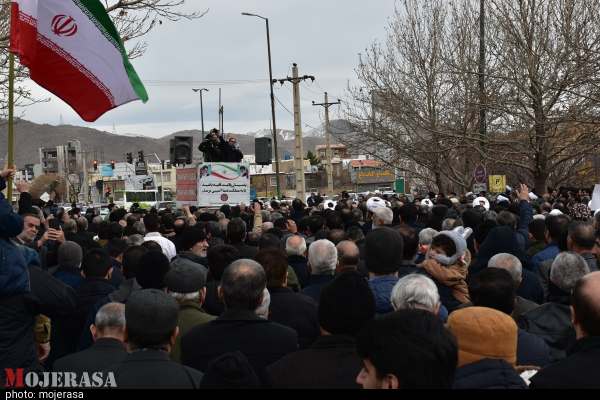 تجمع-اعتراضی-مردم-زنجان-علیه-آشوبگران