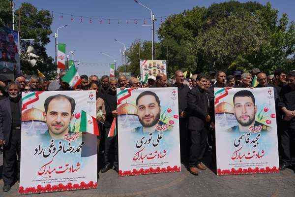 تشییع-شهدای-زنجان-در-پی-حمله-رژیم‌صهیونیستی