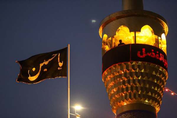 آئین-تعویض-پرچم-گنبد-حسینیه-اعظم-زنجان