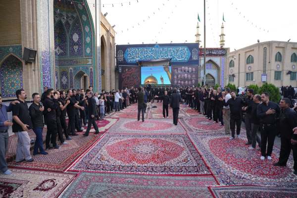 برگزاری-آئین-اعلام-عزا-در-حسینیه-اعظم-زنجان-