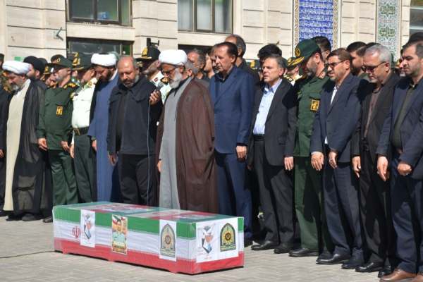 وداع-باشکوه-زنجانی‌ها-با-شهید-سرهنگ-بهرامی